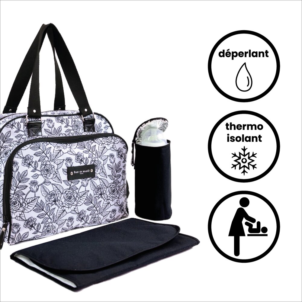 BABY ON BOARD Geanta de infasat Simply Roses