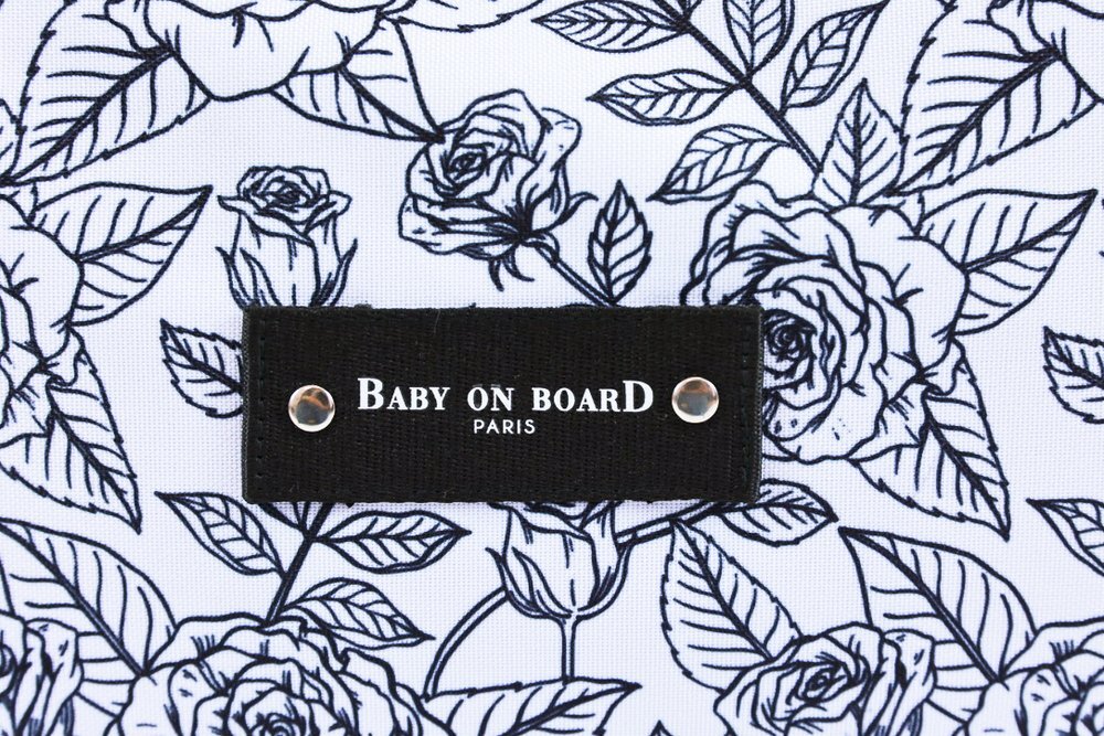BABY ON BOARD Geanta de infasat Simply Roses