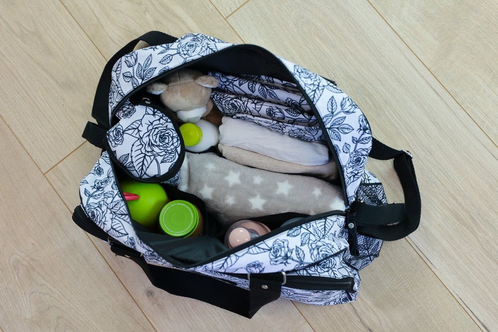 BABY ON BOARD Geanta de infasat Simply Roses