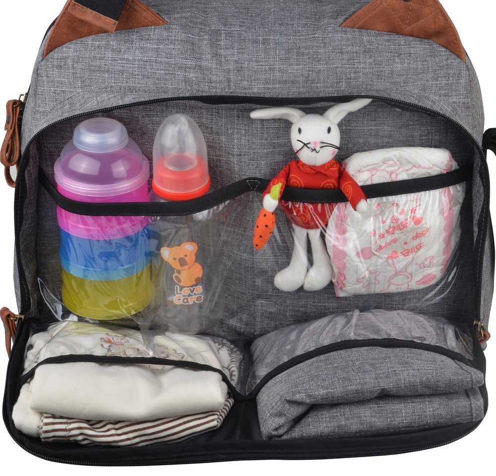BABY ON BOARD Geanta de infasat Titou City grey