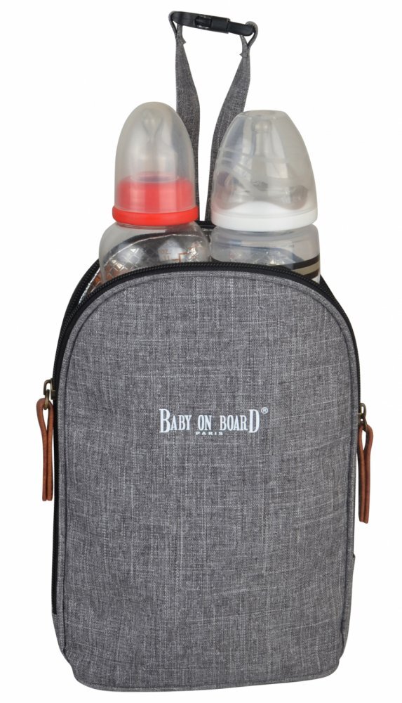 BABY ON BOARD Geanta de infasat Titou City grey