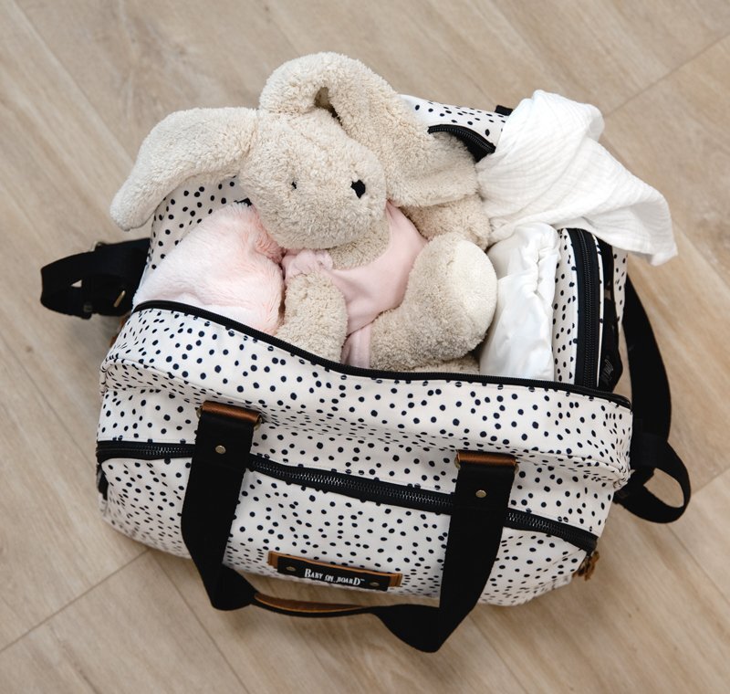 BABY ON BOARD Geanta de infasat Urban Dots
