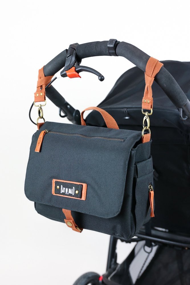 BABY ON BOARD Geanta Miniz Bag black