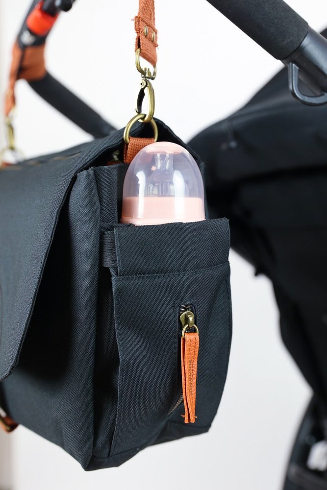 BABY ON BOARD Geanta Miniz Bag black