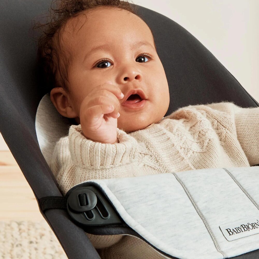 BabyBjorn Balansoar Balance Dark Gray cu detalii Gray