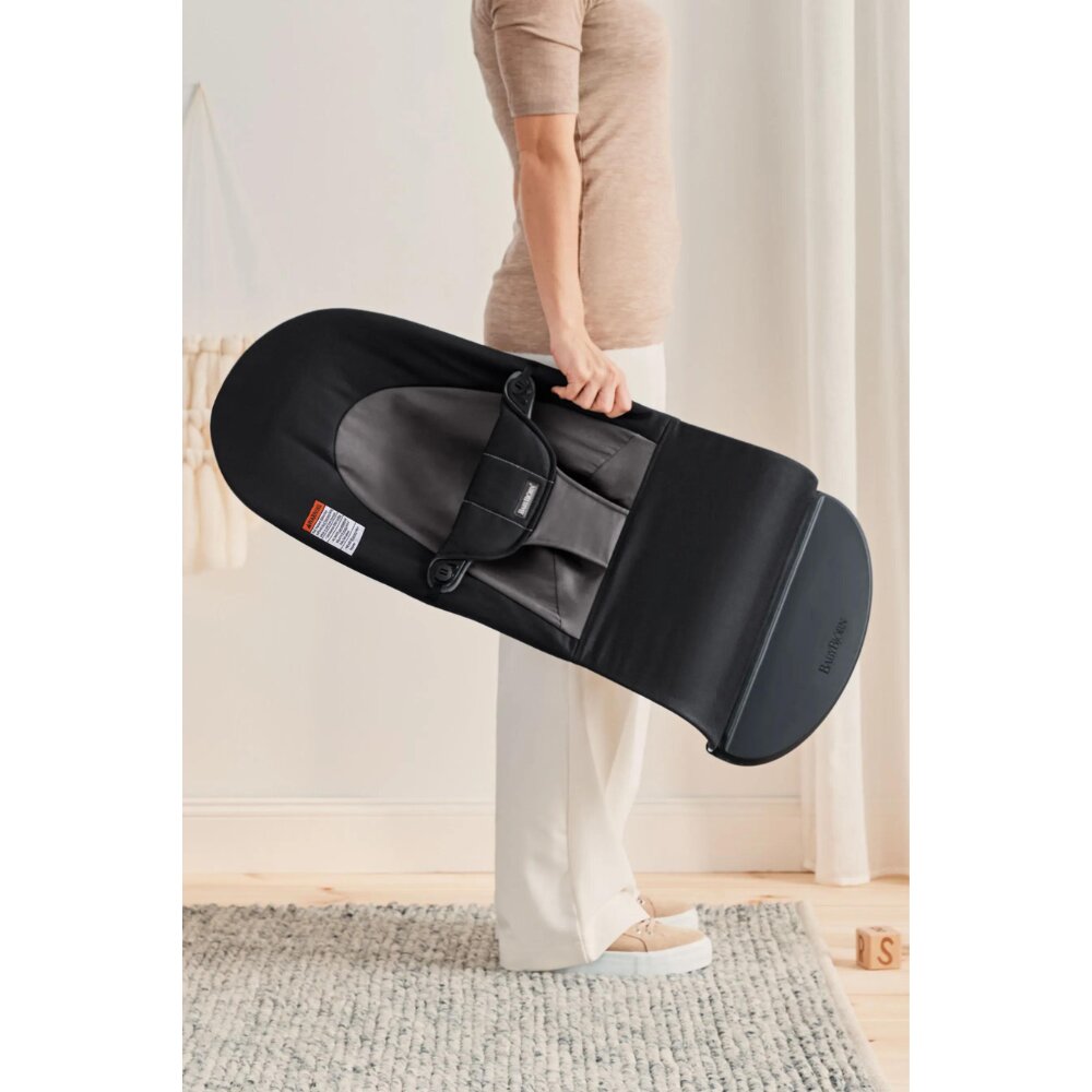 BabyBjorn Balansoarul Balance Soft BlackDark Gray tesatura