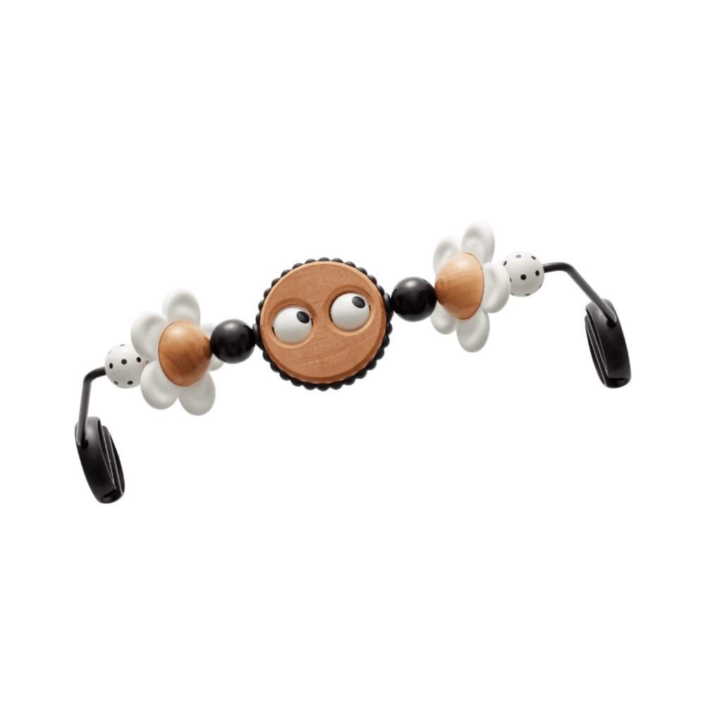 BabyBjorn Bara de jucarii Googly eyes BlackWhite pentru balansoarele