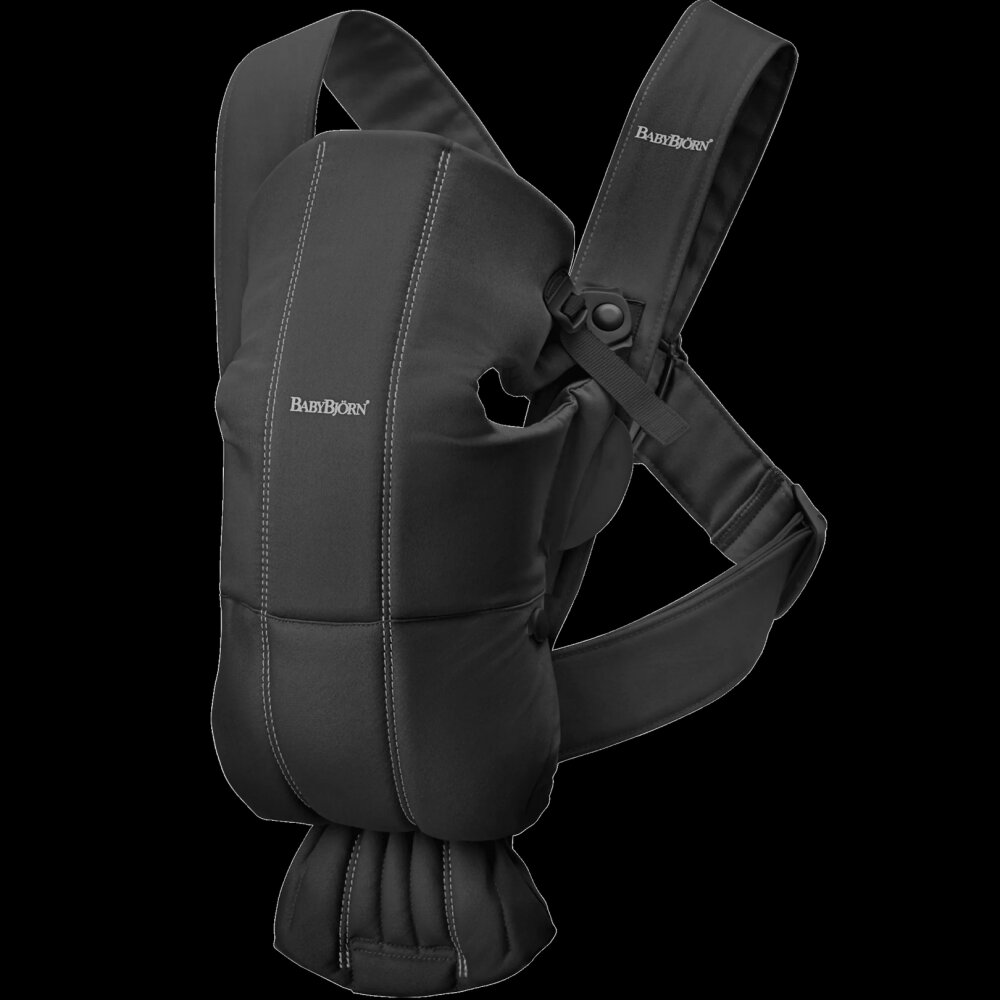 BabyBjorn Marsupiu anatomic Mini cu pozitii multiple de purtare Black
