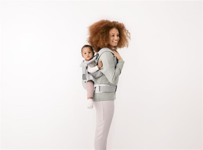 BabyBjorn Marsupiu anatomic One Air Silver 3D Mesh