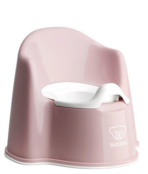 BabyBjorn Olita cu protectie spate Pottty Chair Powder pink
