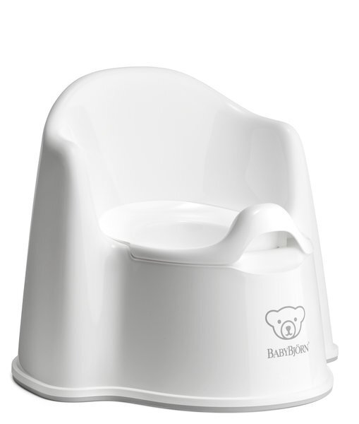 BabyBjorn Olita cu protectie spate Potty Chair white