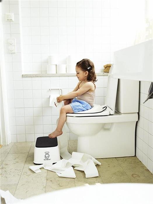BabyBjorn Reductor pentru toaleta Toilet Training Seat WhiteGrey