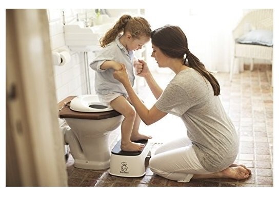 BabyBjorn Reductor pentru toaleta Toilet Training Seat WhiteGrey