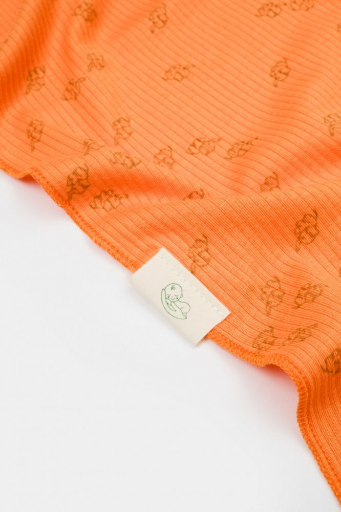 BabyCosy Paturica modal si bumbac 85X85 cm Printed Apricot