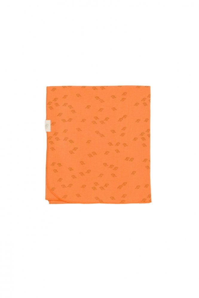 BabyCosy Paturica modal si bumbac 85X85 cm Printed Apricot