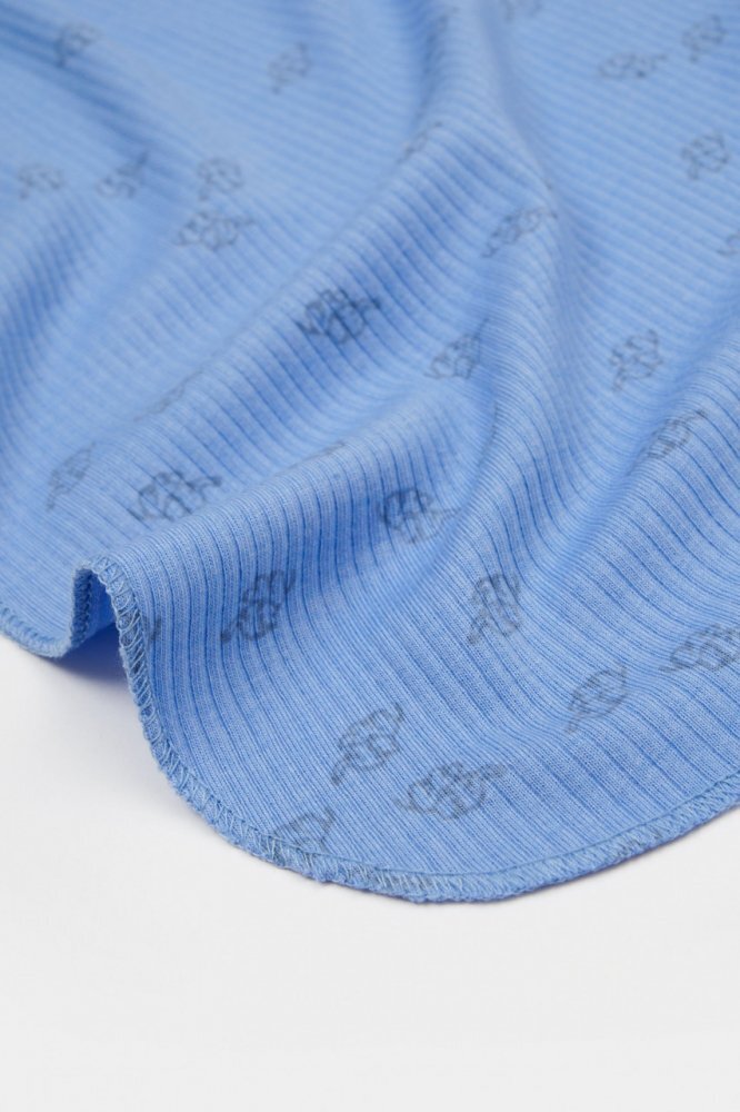 BabyCosy Paturica modal si bumbac 85X85 cm Printed Lavanda