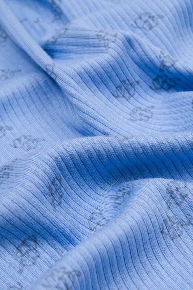 BabyCosy Paturica modal si bumbac 85X85 cm Printed Lavanda