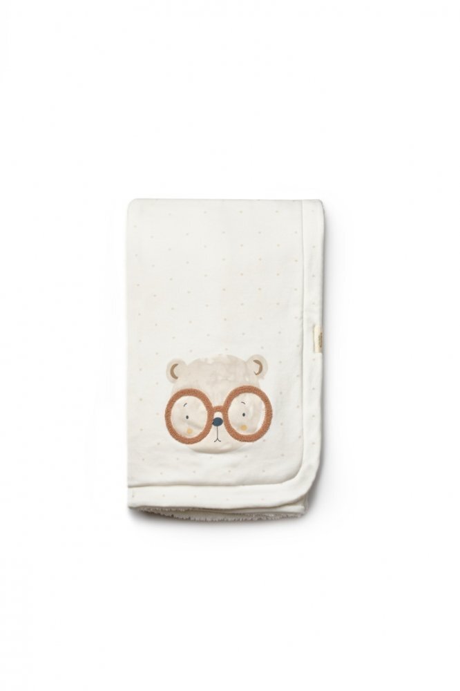 BabyCosy Paturica pentru nou nascut 100 bumbac organic TeddyBear