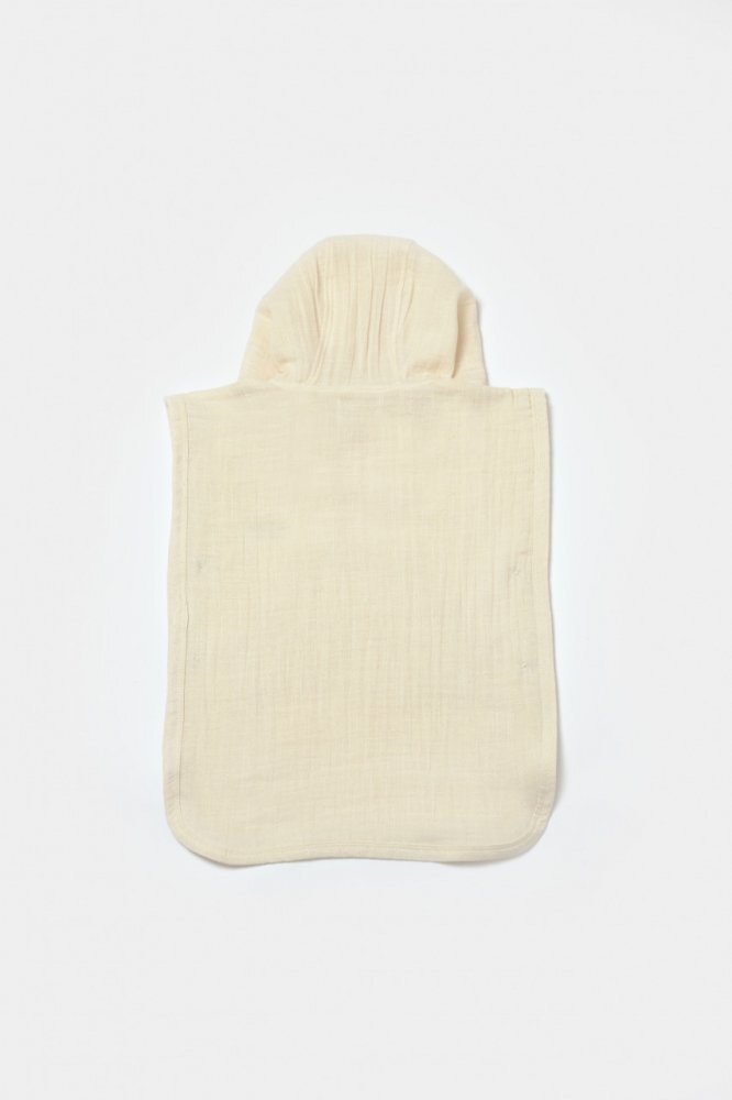 BabyCosy Prosop plaja poncho copii din muselina absorbanta Stone