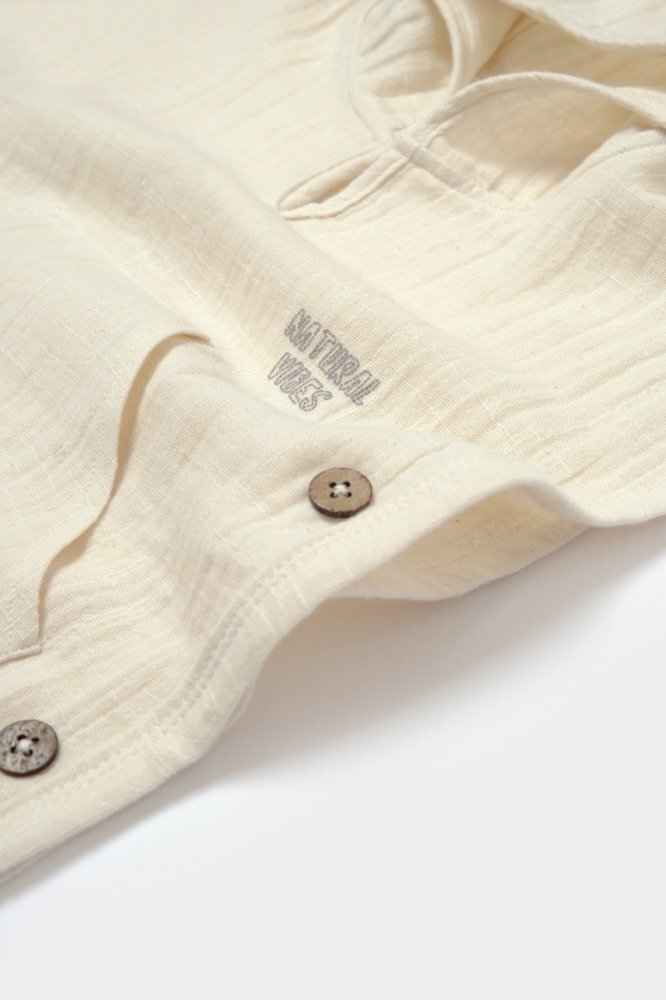 BabyCosy Prosop plaja poncho copii din muselina absorbanta Stone