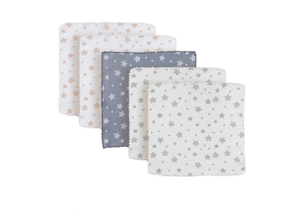 BabyCosy Set 5 prosopele bumbac organic 100 24x24 cm