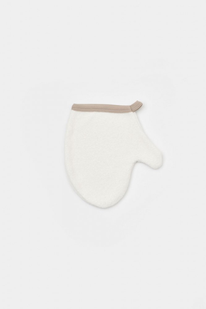 BabyCosy Set de baie cu prosop si manusa Girafa Ecru 85X85 cm