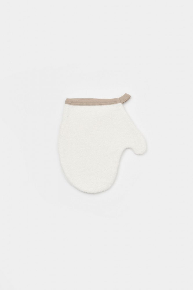 BabyCosy Set de baie cu prosop si manusa Girafa Mink 85X85 cm