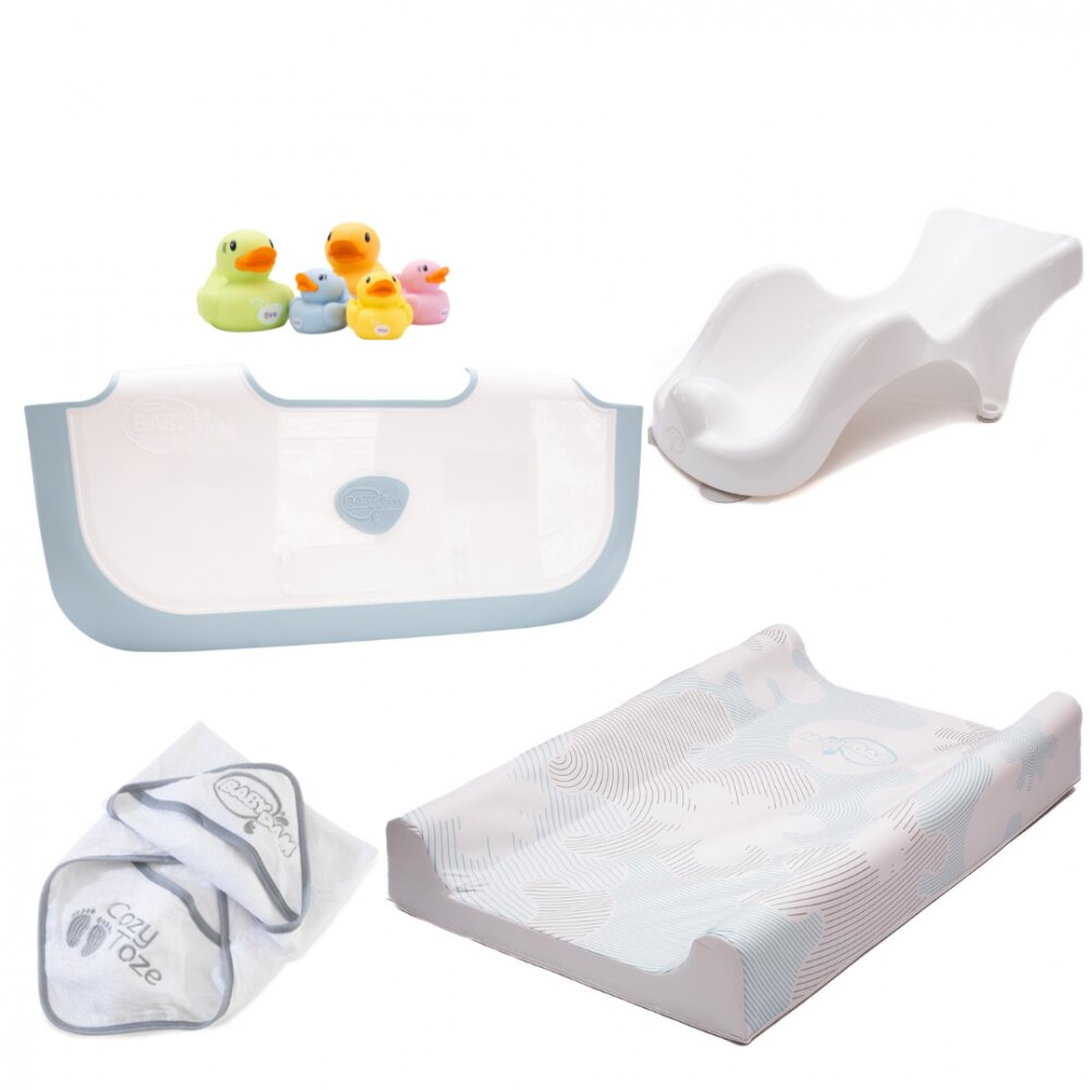 BabyDam Pachet baie nou-nascut AlbAlbastru