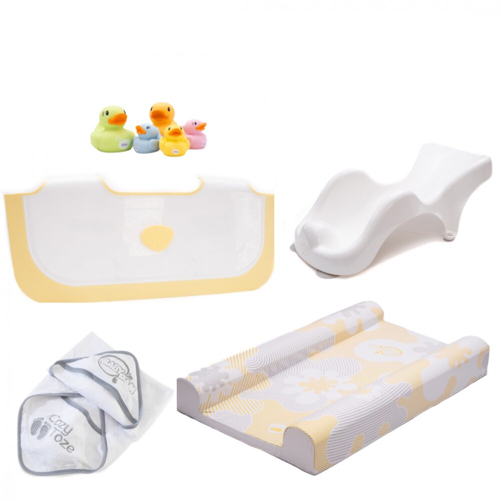 BabyDam Pachet baie nou-nascut AlbGalben