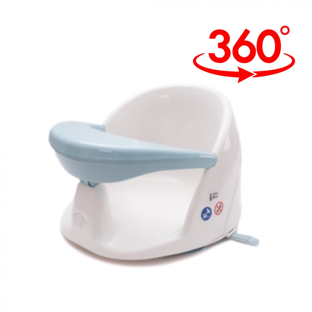 BabyDam Scaunel de baie rotativ 360 Orbital AlbAlbastru