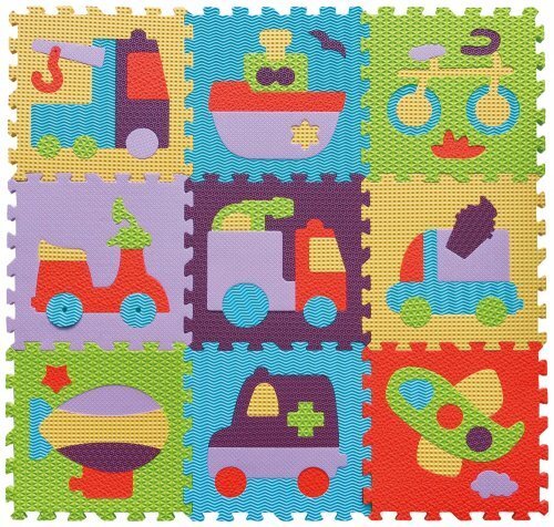 Babygreat Covoras Puzzle Transport 92x92 cm