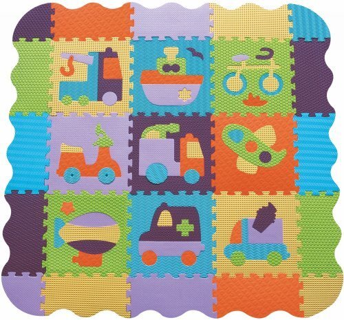Babygreat Covoras Puzzle Transport II 122x122 cm