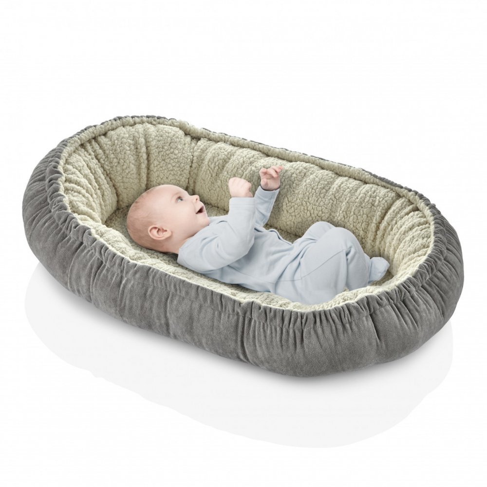 BabyJem Baby nest plusat Between Parents gri