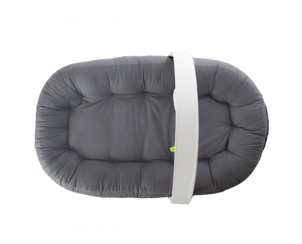 BabyJem Babynest cu bara de jucarii Antracit