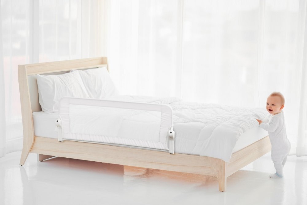 BabyJem Bariera de protectie Alb 120 x 485 cm