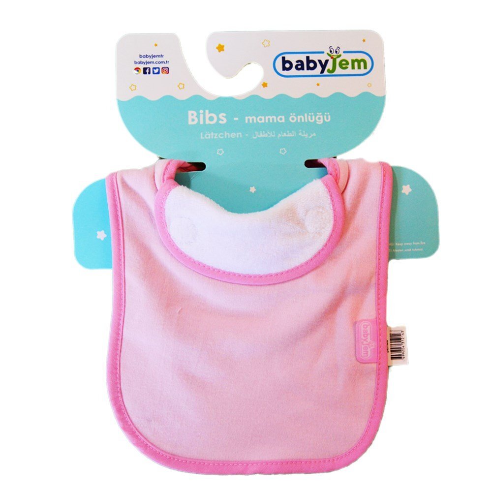 BabyJem Baveta captusita din bumbac Pink