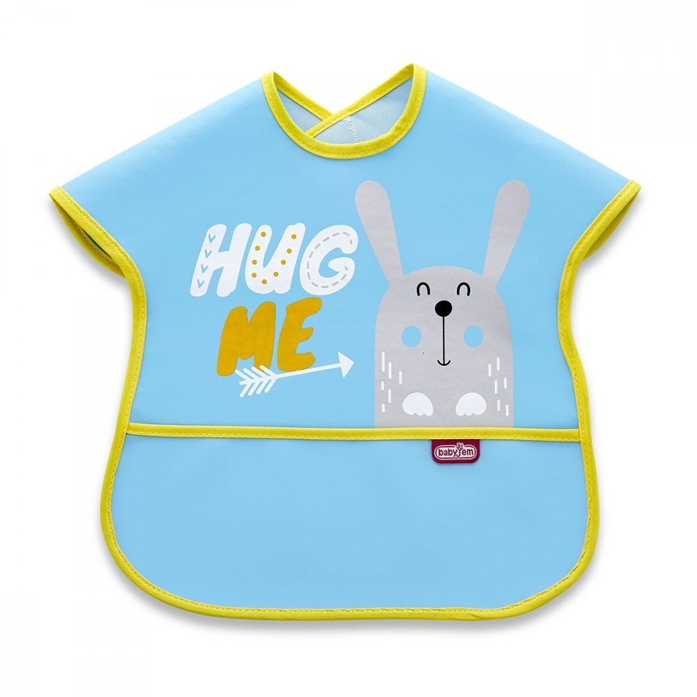 BabyJem Baveta cu buzunar Poly Large Bib Blue