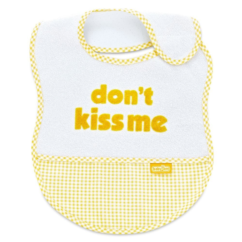 BabyJem Baveta din bumbac Dont Kiss Me Yellow