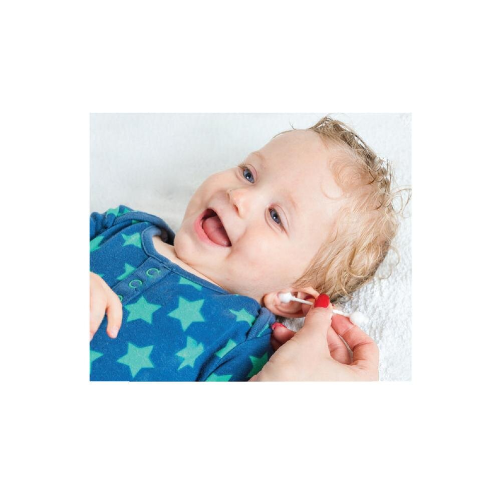 BabyJem Betisoare de urechi cu protectie pentru bebelusi si copii 60 buc