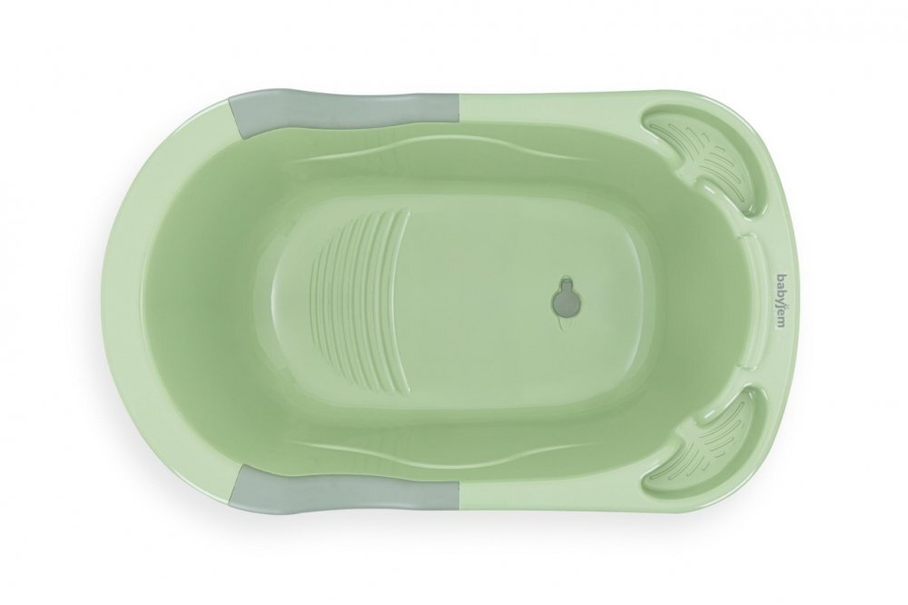 BabyJem Cadita cu dop de scurgere verde