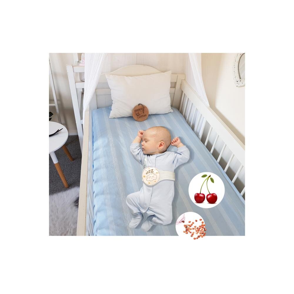 BabyJem Centura anticolici cu samburi de cirese Sleepy Cloud Ecru