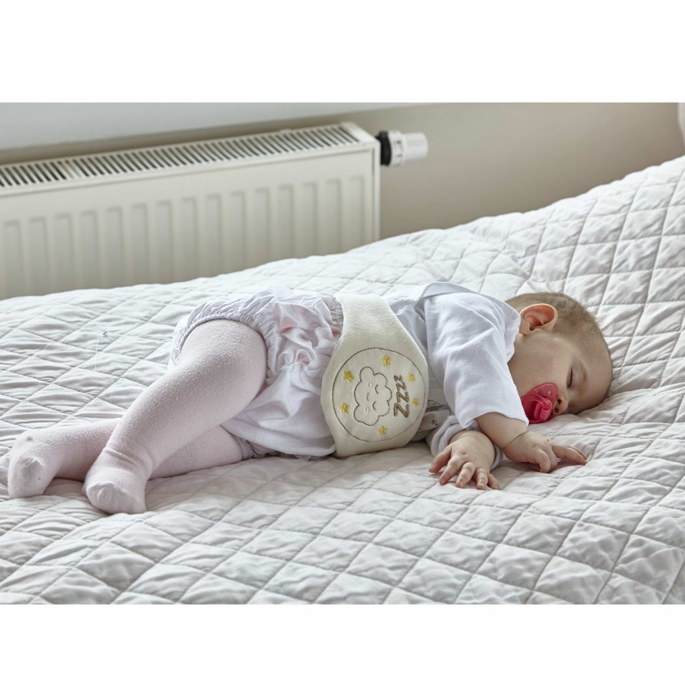 BabyJem Centura anticolici cu samburi de cirese Sleepy Cloud Ecru