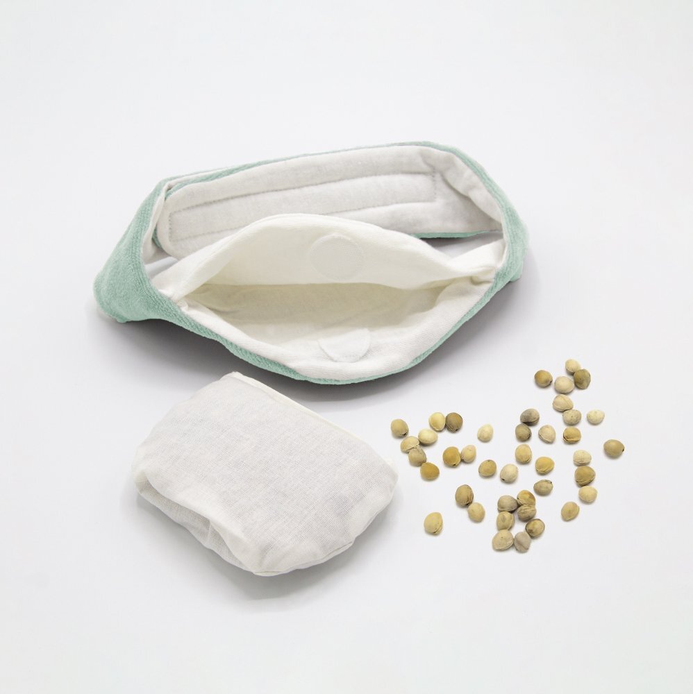 BabyJem Centura anticolici cu samburi de cirese Sleepy Cloud Mint