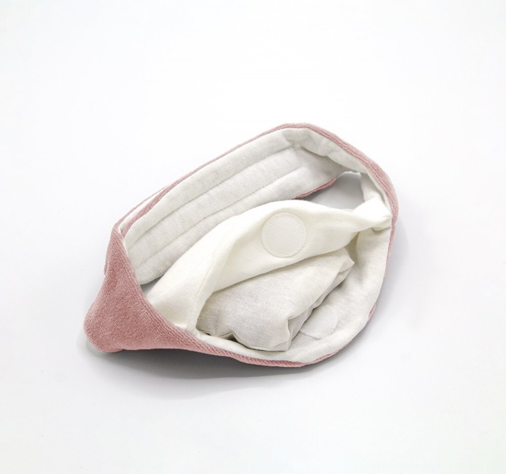 BabyJem Centura anticolici cu samburi de cirese Sleepy Cloud Rose