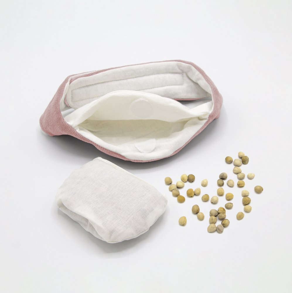BabyJem Centura anticolici cu samburi de cirese Sleepy Cloud Rose