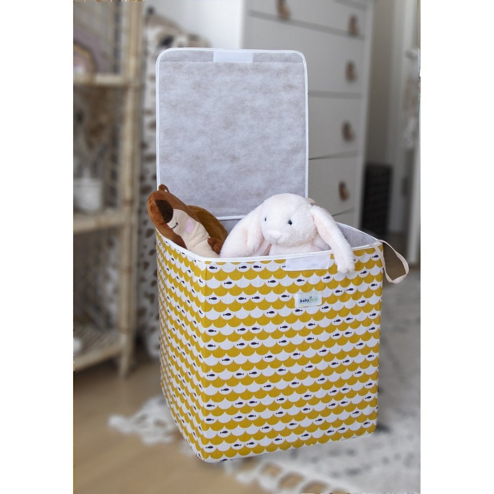 BabyJem Cutie multifunctionala pentru depozitare Galben