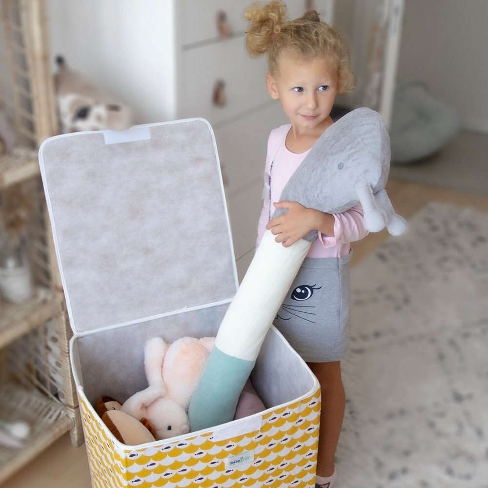 BabyJem Cutie multifunctionala pentru depozitare Galben