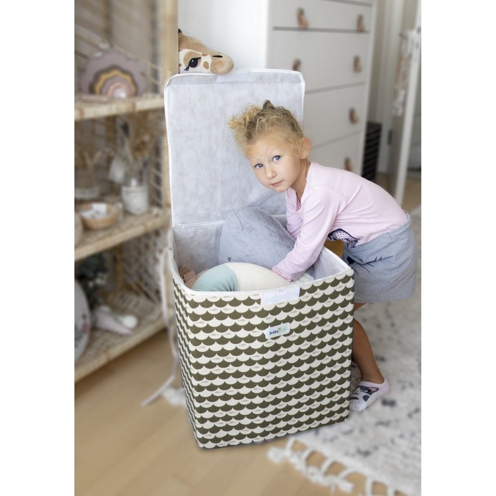 BabyJem Cutie multifunctionala pentru depozitare Maro