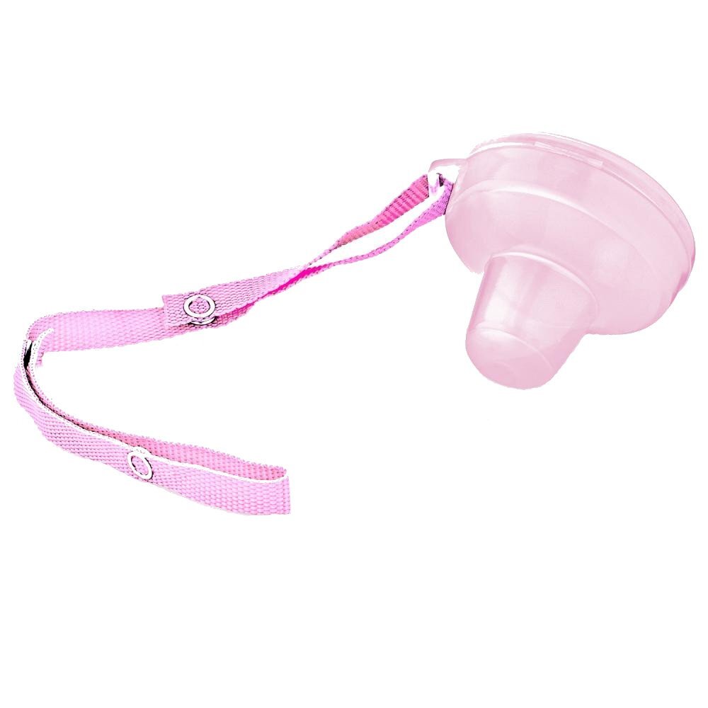 BabyJem Cutiuta suzeta cu lantisor Pink