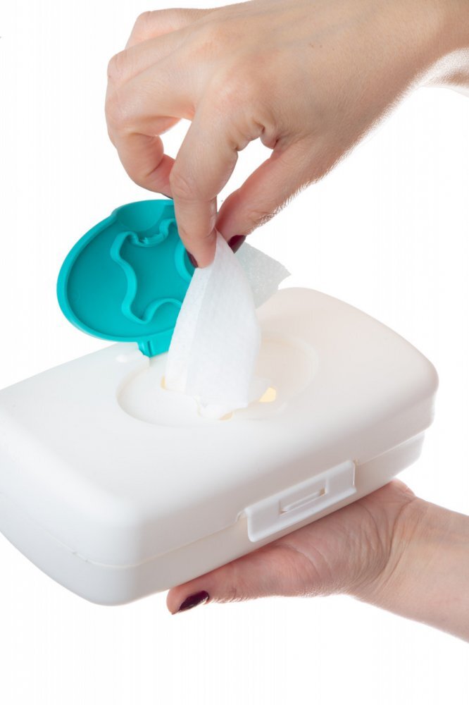 BabyJem Dispenser pentru servetele umede Alb